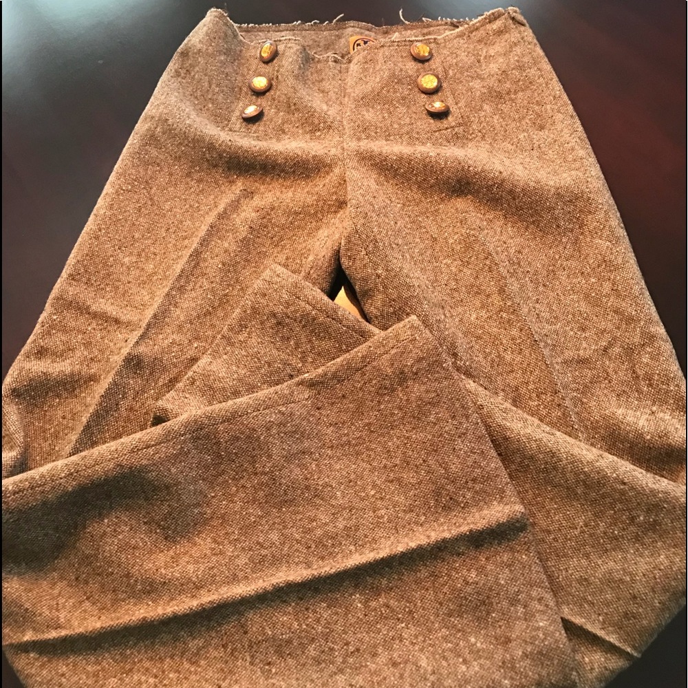 Tory Burch tweed wool sailor style pants